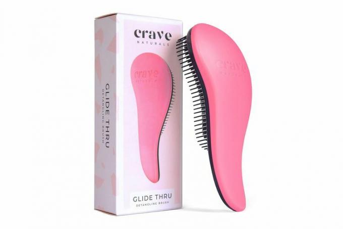 Crave Naturals Glide Thru - Cepillo para desenredar el cabello para adultos y niños