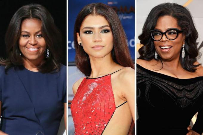 Michelle Obama se Zendaya a Oprah