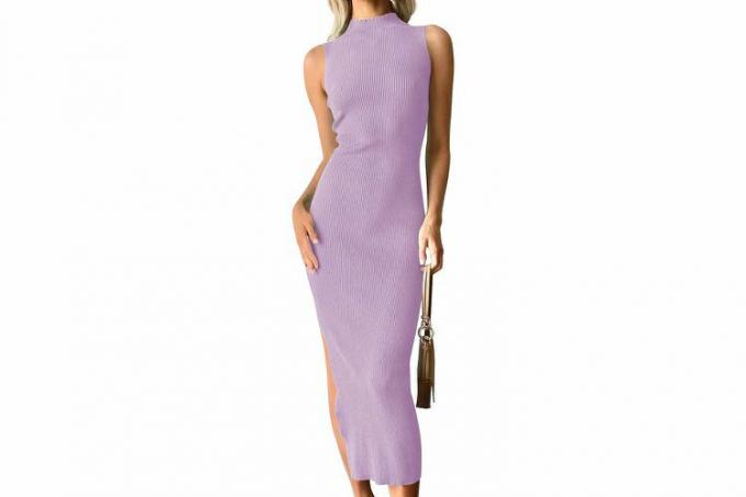 Dámské letní pletené svetrové šaty Amazon ZESICA 2023