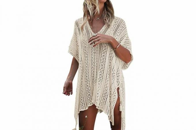 Amazon Jeasona Дамски бански костюм Cover Up for Beach Pool Swimwear Crochet Dress