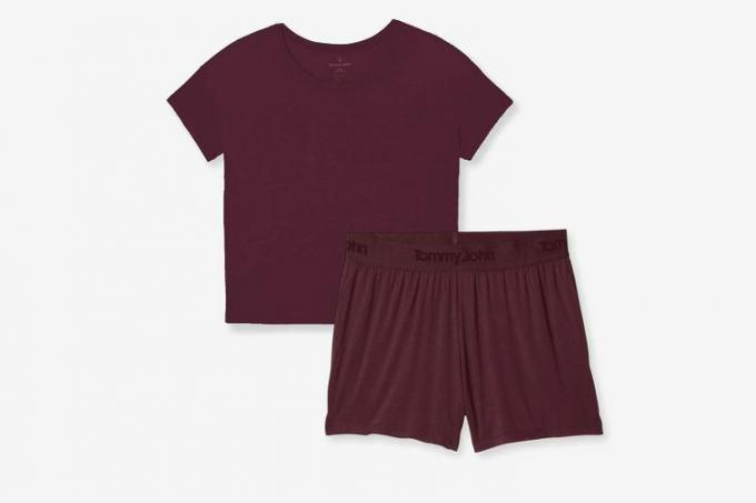 Tommy John's Second Skin Sleep Tee & Shorts Set