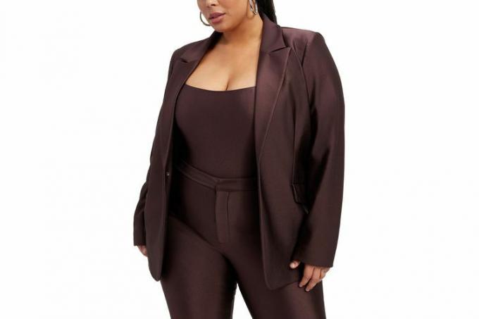 Nordstrom bun American High Shine Compression Sculpted Blazer