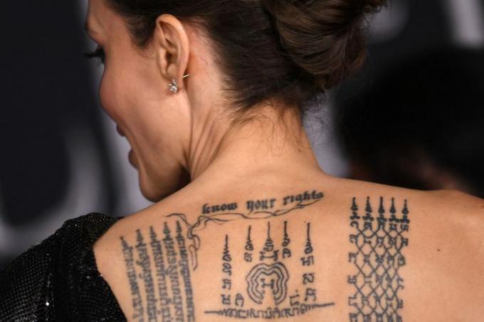 Angelina Jolies tatueringar