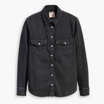 Camisa ocidental icônica da Levi's em preto