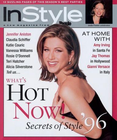 InStyle Covers - जनवरी 1996, जेनिफर एनिस्टन
