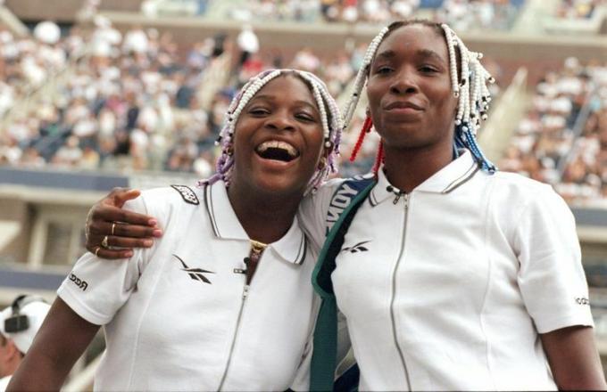 Serena und Venus Williams 1997 USA