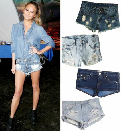 Denim Shorts - Chrissy Teigen