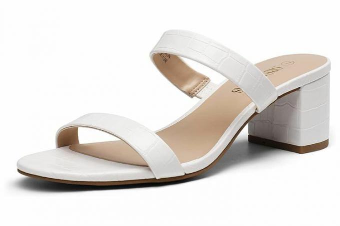 DREAM PAIRS Sandalias de tacón grueso de bloque bajo para mujer