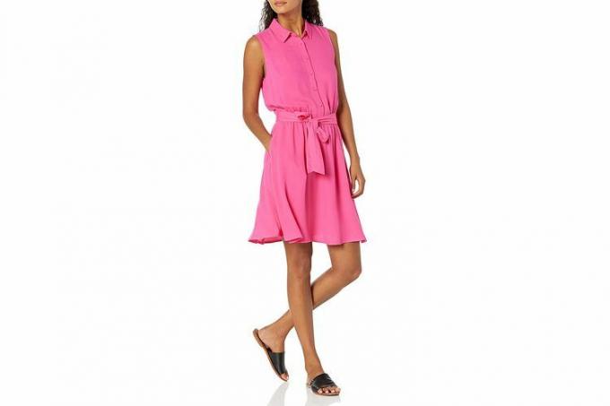 Ženska tkana srajčna obleka brez rokavov Amazon Essentials
