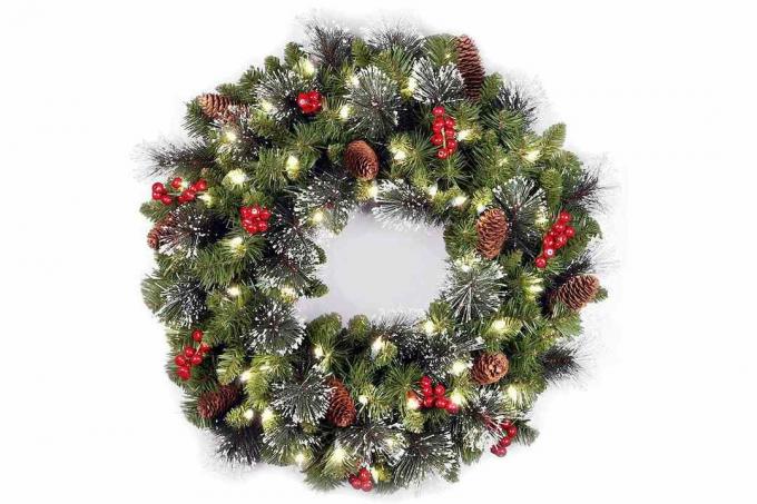 Amazon October Prime Day National Tree Company Pre-Lit Artificial Christmas Wreath