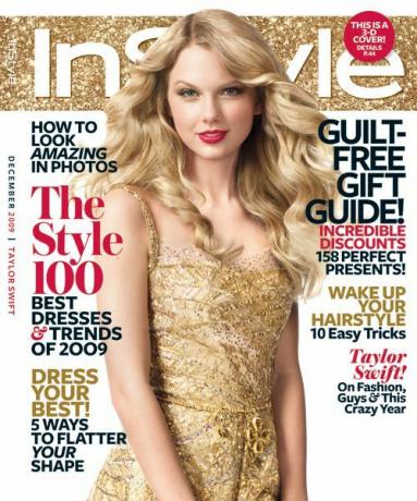 Naslovnice InStyle - prosinac 2009., Taylor Swift