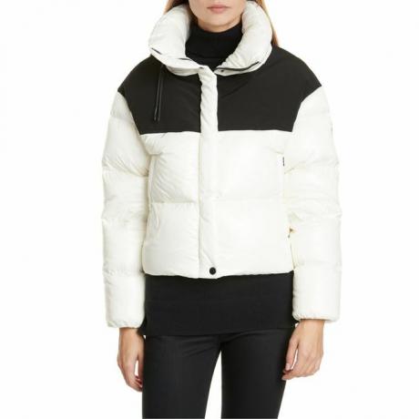 Bunda Moncler Nil Colorblock Quilted Down Puffer Jacket
