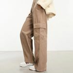 Pantaloni cargo cu snur ASOS