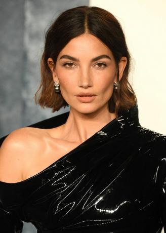 Balayage d'automne de Lily Aldridge