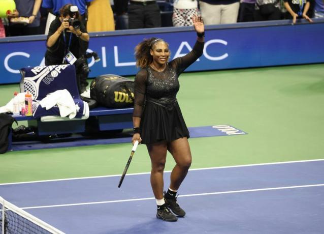 Платье Nike Серены Уильямс на US Open 2022