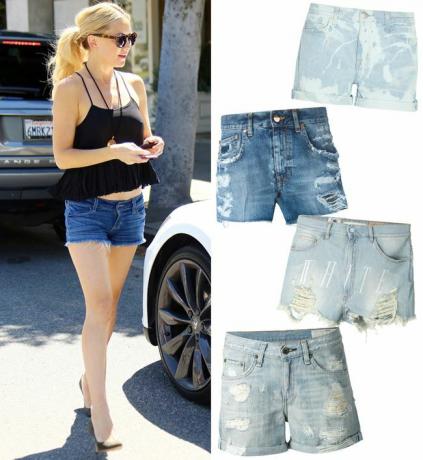 Pantaloncini di jeans - Kate Hudson