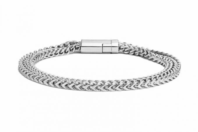 Brilliant Earth Silver Dobbelt Foxchain armbånd