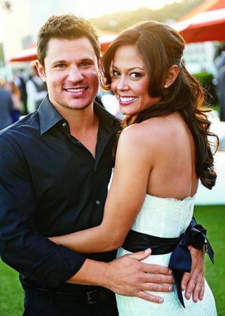 Svatební fotografie celebrit - Nick Lachey a Vanessa Minnillo