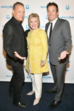 Tom Hanks, Hillary Clinton ve Jimmy Fallon 