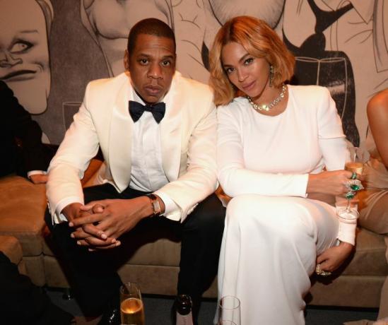 Jay Z a Beyonce se v roce 2015 účastní oscarové párty Vanity Fair