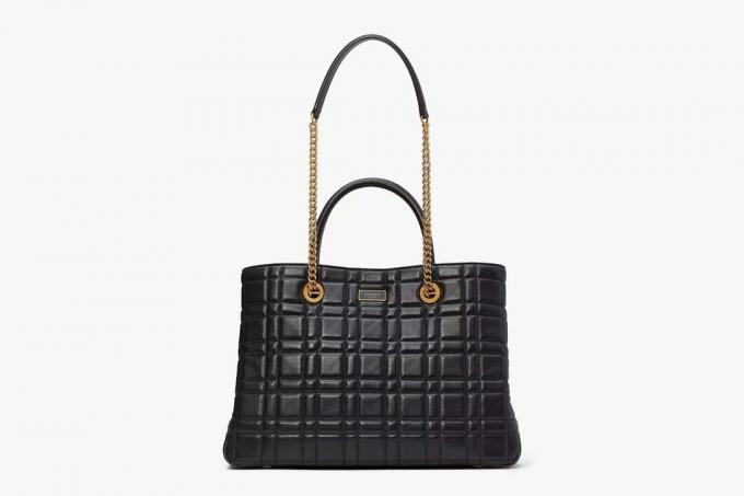 Kate Spade Evelyn กระเป๋านักช้อปแบบเปิดประทุนขนาดกลาง Quilted