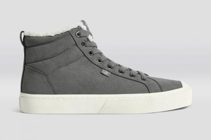 Cariuma Oca Therma High Therma Charcoal Grey Suede