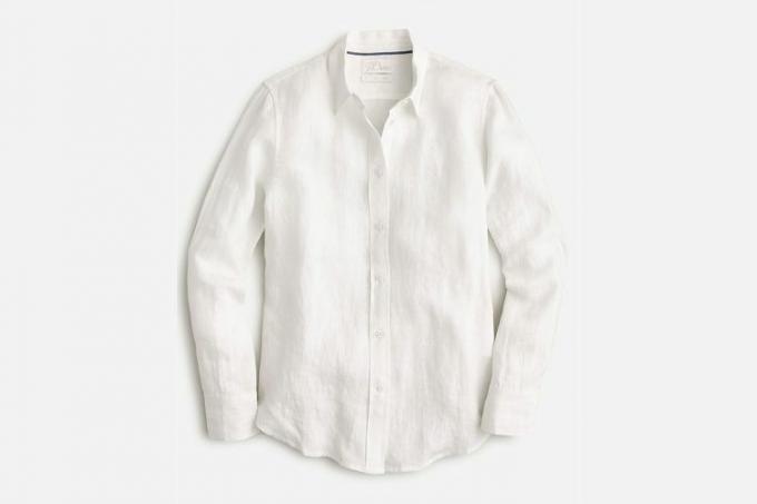J.Crew Slim-fit Baird McNutt Irish Linen Shirt White
