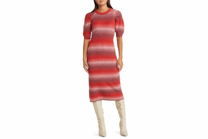 Black Friday Nordstrom Adelyn Rae Lauren Ombré Midi Sweater Dress