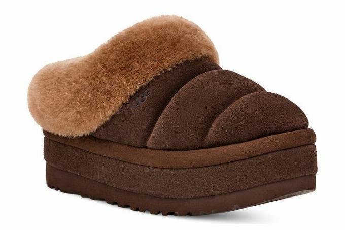 Nordstrom Ugg Tazzlita Chinelo de plataforma com acabamento em shearling genuíno