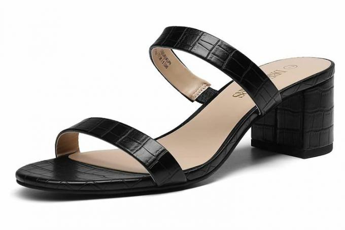 DREAM PAIRS Lage blokhaksandalen voor dames