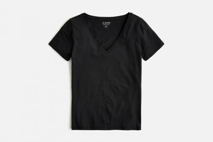 Jcrew T-shirt med V-hals i vintage bomuld