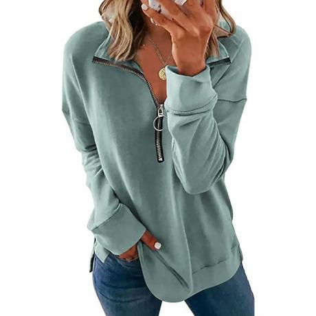 Prettygarden Quarter Zip Pullover მაისური