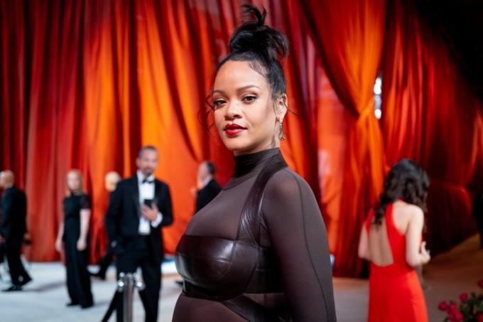  Rihanna deltager i den 95. årlige Oscar-uddeling i Hollywood & Highland den 12. marts 2023