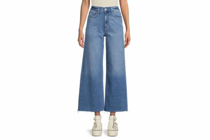 Saks 5th Ave JOE'S JEANS High Rise Raw Edge Cropped Wide Leg Jeans