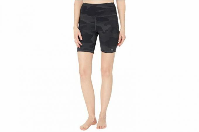 Amazon Alo Yoga Damen-Vapor-Shorts mit hoher Taille
