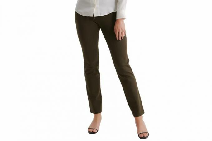 Quince Ultra-Stretch Ponte Straight Leg Pant