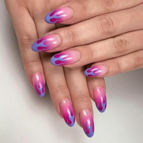 unhas ombré