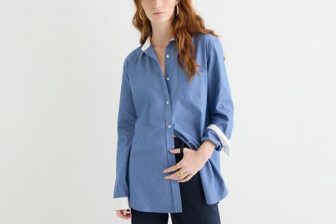 Лімітована сорочка Marie Marot X J.Crew у кольорі Thomas Mason