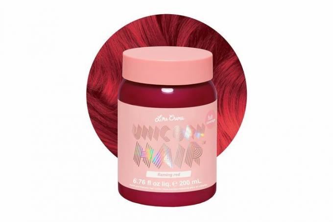Amazon Lime Crime Unicorn Haarfärbemittel mit voller Deckkraft, Flaming Red