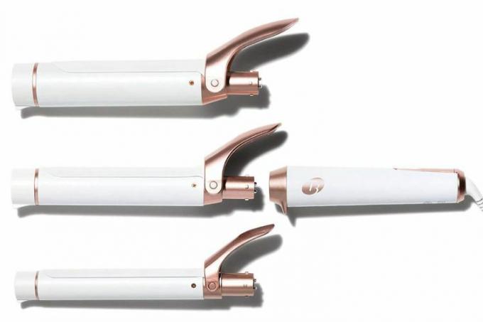 T3 Udskifteligt Custom Blend Keramisk Three Barrel Professional Curling Iron Sæt