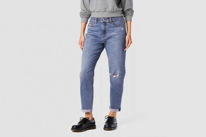 Target DENIZEN fra Levi's Women's Mid-Rise Cropped Boyfriend Jeans