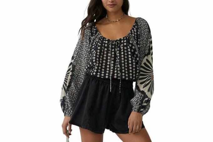 Bluzka Nordstrom Free People Elena w kwiatowy wzór