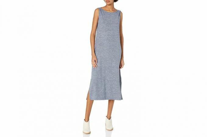 Amazon Essentials Cosy Knit Sleeveless Bateau Neck Midi-jurk voor dames