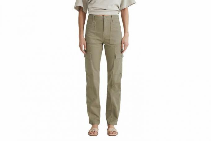 Madewell Le pantalon cargo droit des années 90 teint en pièce