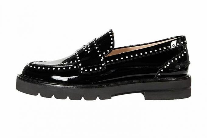 „Amazon Stuart Weitzman Parker Lift Mini Pearl Loafer“.