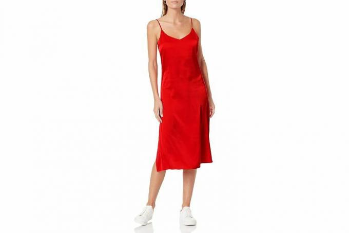 Amazon The Drop naiste Ana siidine V-kaelusega Midi Slip kleit