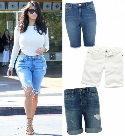 Pantaloncini di jeans - Kim Kardashian