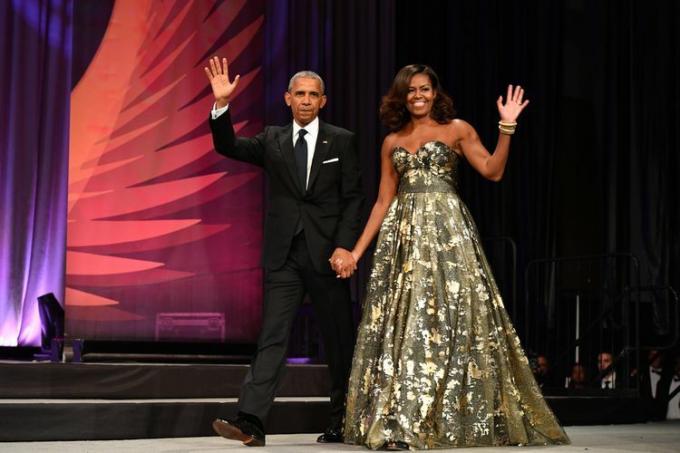 El presidente Barack Obama y Michelle Obama