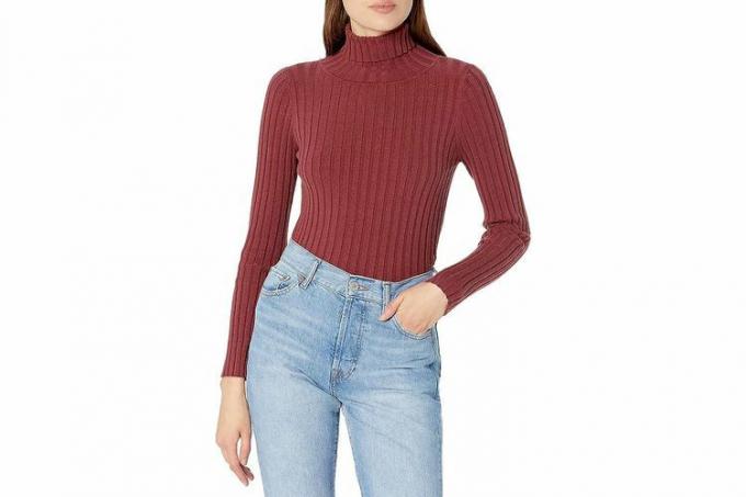 Amazon The Drop ქალთა Amy Fitted Turtleneck Ribbed სვიტრი