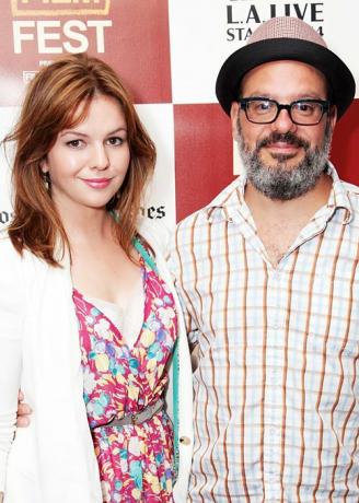 Berømthedsbryllupsbilleder - Amber Tamblyn og David Cross